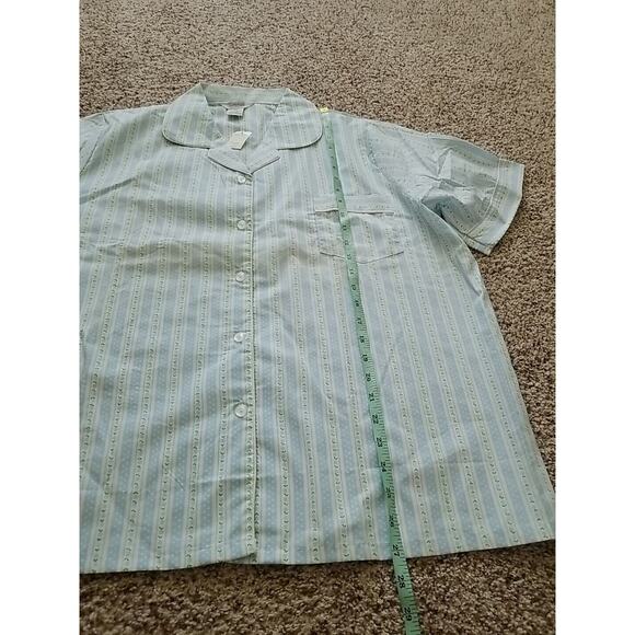 SABRINA By Mervyn's 2 pc Pajama Set Top & Pants Womens XL Stripe Floral NWT - Picture 10 of 14